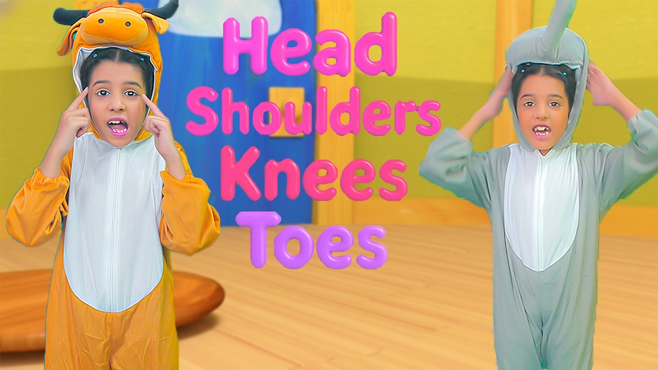 Head Shoulders Knees and Toes | nursery rhymes for Kids w/singsong