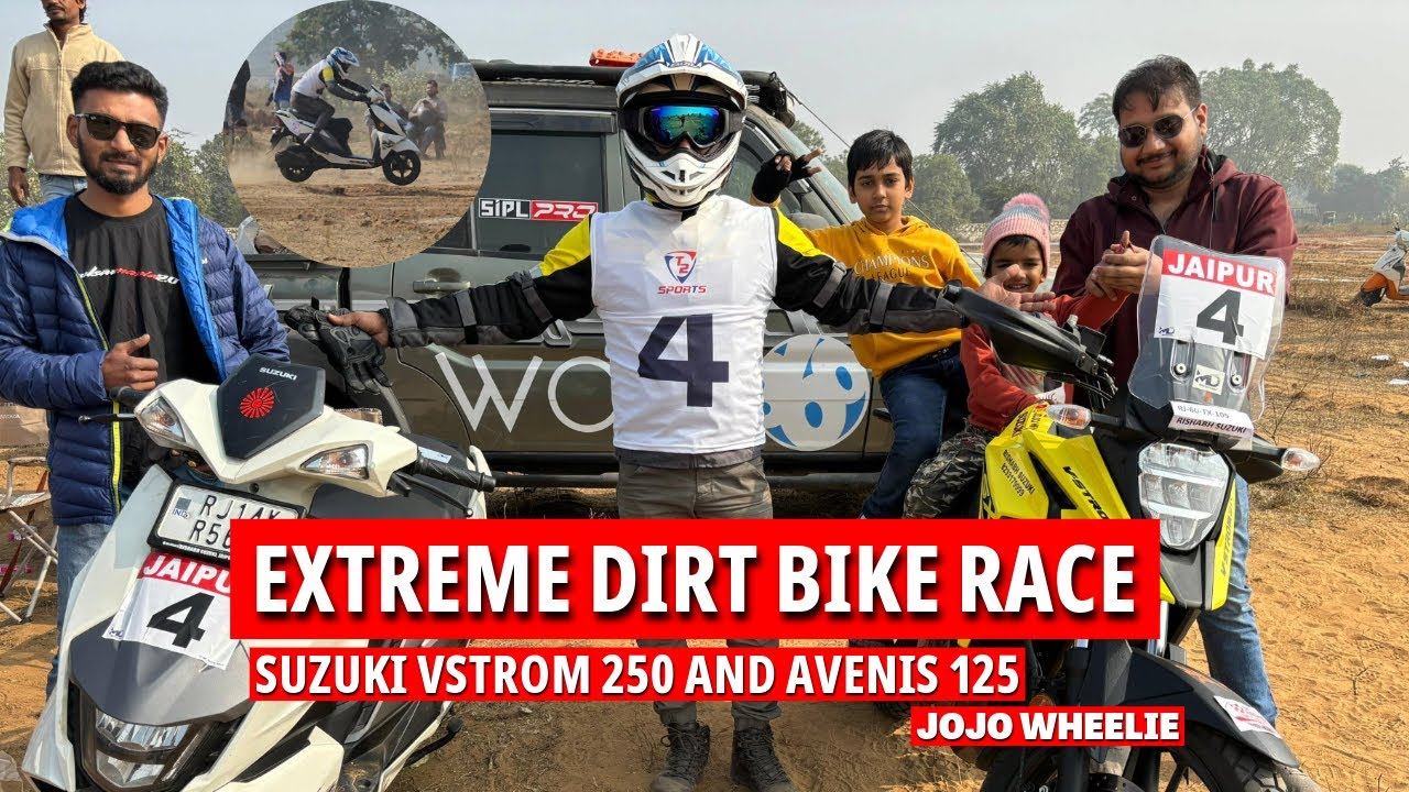 Extreme Dirt Bike Race: Testing my skills on the Suzuki Vstrom 250 and avenis 125 | motocross