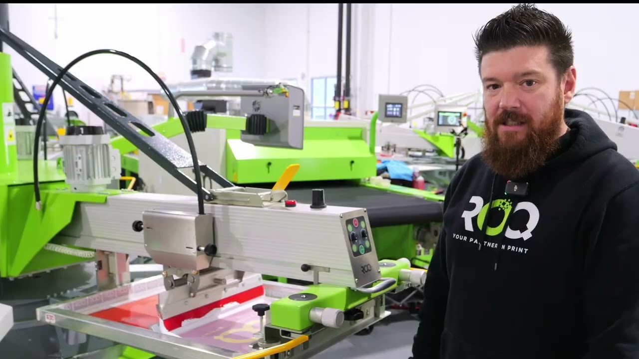 Virtual Test Drive: ROQ E Self-Contained Automatic Screen Printing Press