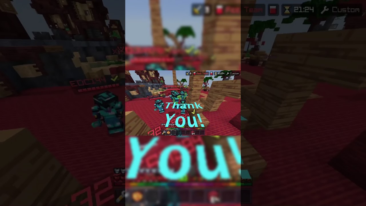 Thank you for 10,000 subscribers! #minecraft #hivegaming #funnyvideos #hypixel #hivechallenges ￼