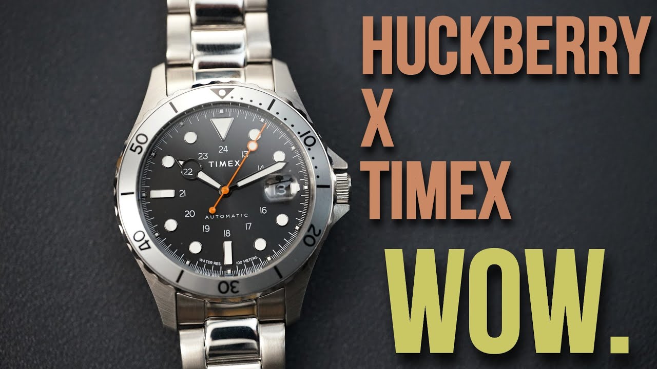 Huckberry x Timex Navi XL Artic Night - Explorer Style Automatic Field Watch