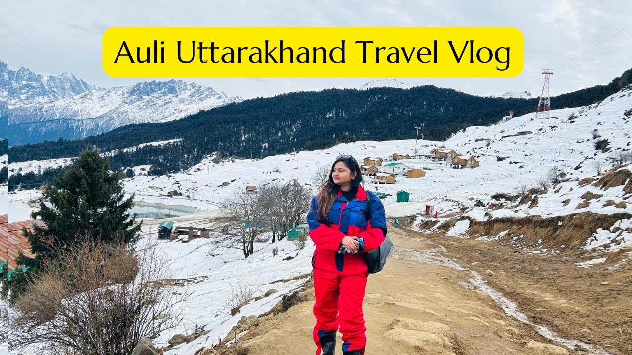 Auli Uttarakhand Travel vlog |Winter Wonderland 2025|Chair Car Ride,Snow,Trekking |Varshadeshmukh30