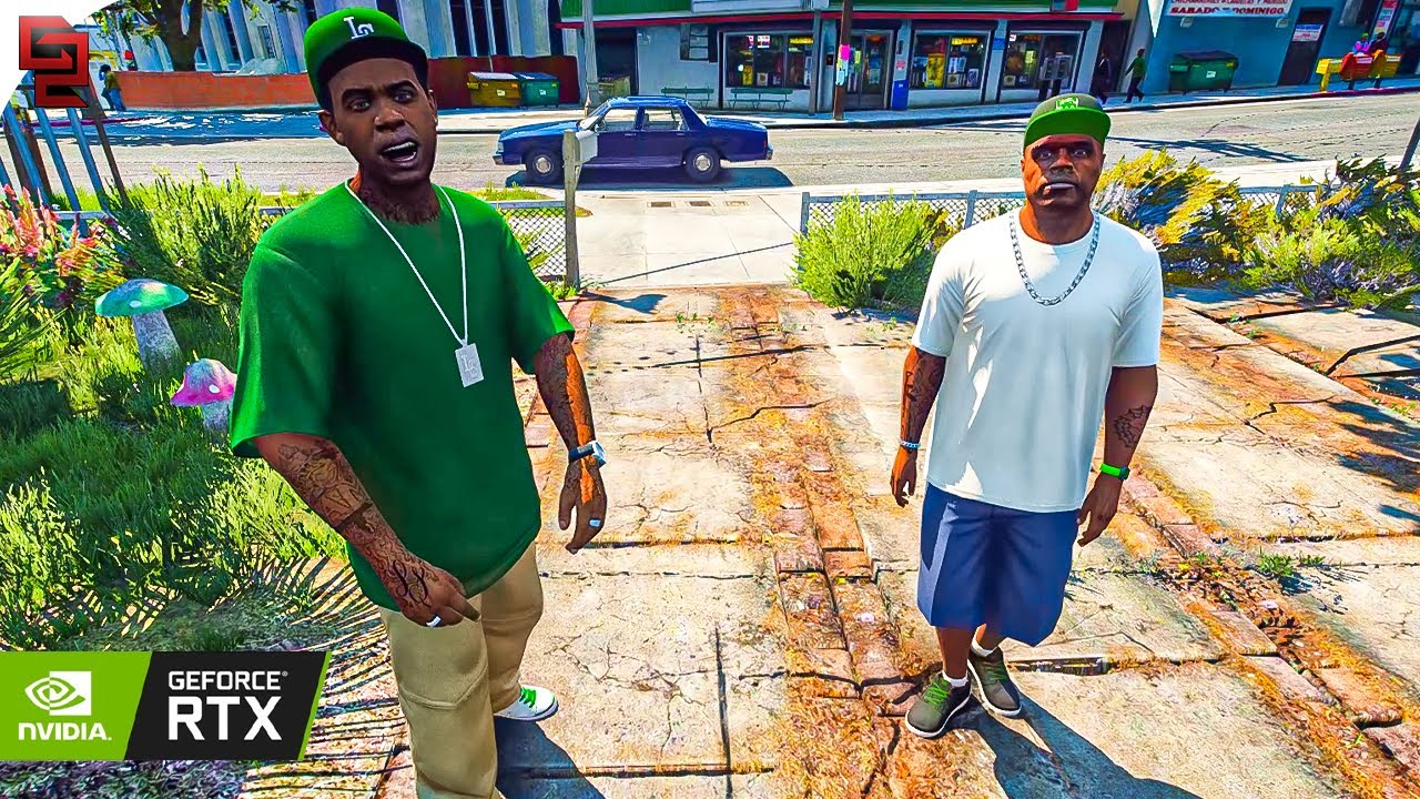 GTA V: First Person Cutscene 'The Long Stretch' Mission in 8K! - Gameplay with Ultra Graphics MOD