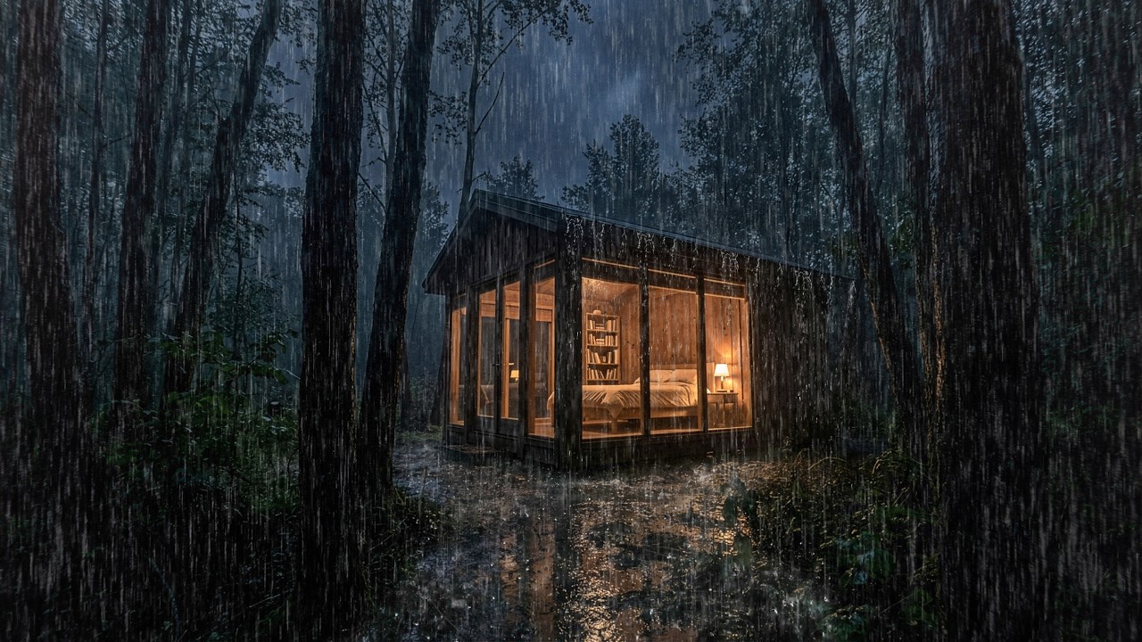 🌧️ Rain Sounds for Sleeping – Heavy Rain White Noise for Better Sleep