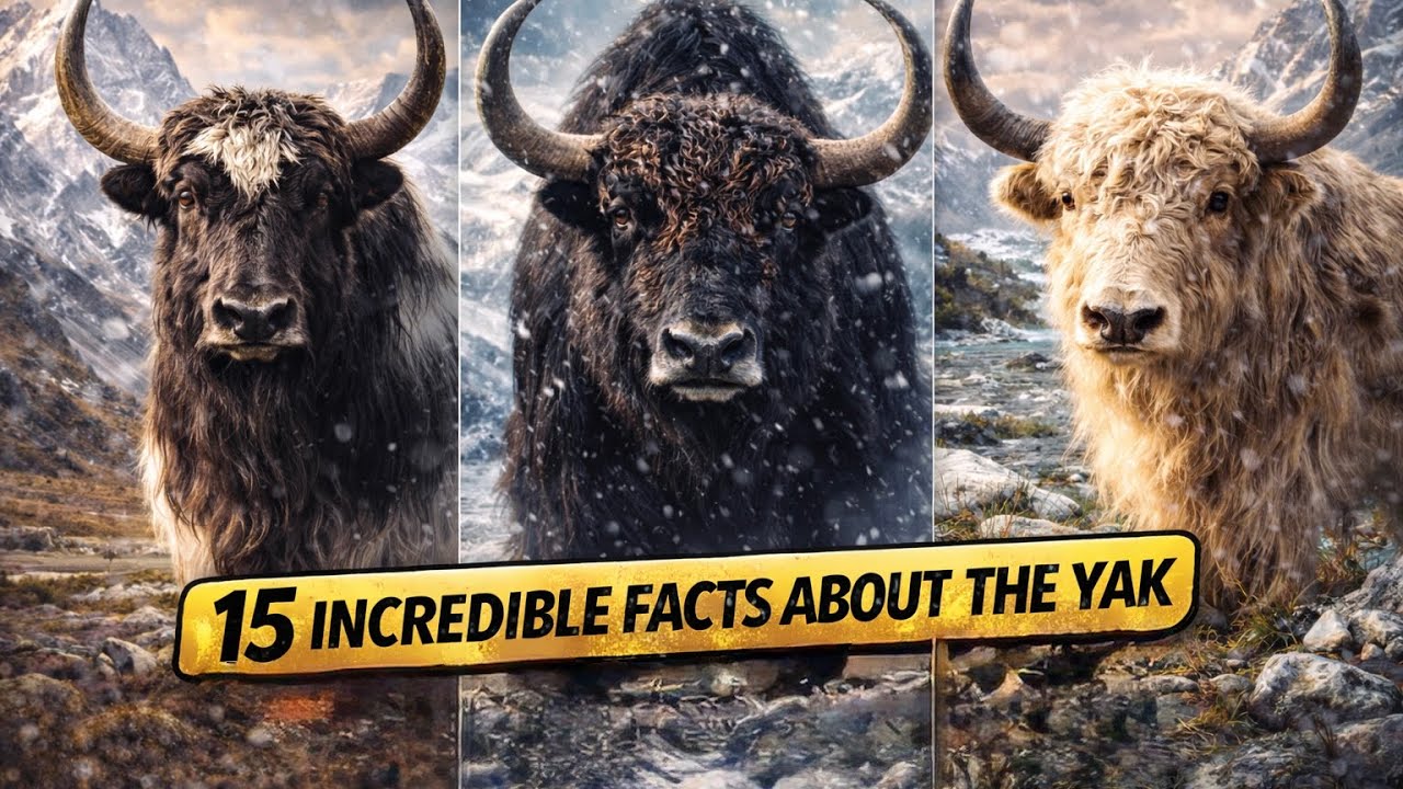 15 Amazing Facts About Yaks | Mountain Giants of the Himalayas