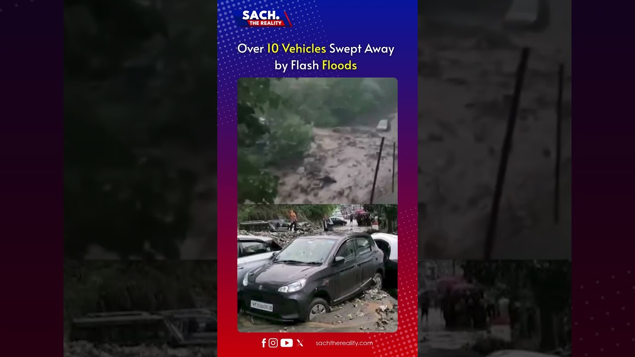 A sudden cloudburst triggered massive flash floods in Rampur