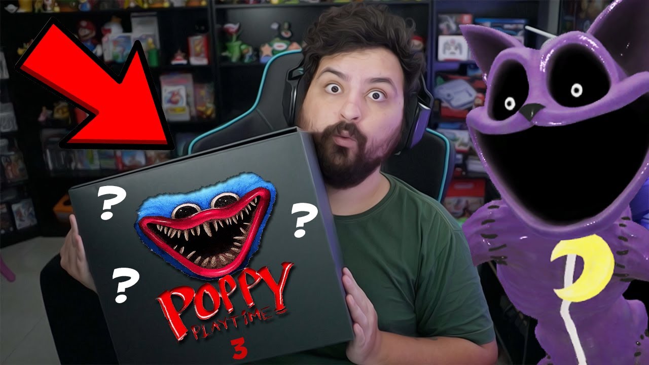 ABRINDO UMA CAIXA SECRETA E MISTERIOSA DO POPPY PLAYTIME CHAPTER 3 !! - INCRÍVEL