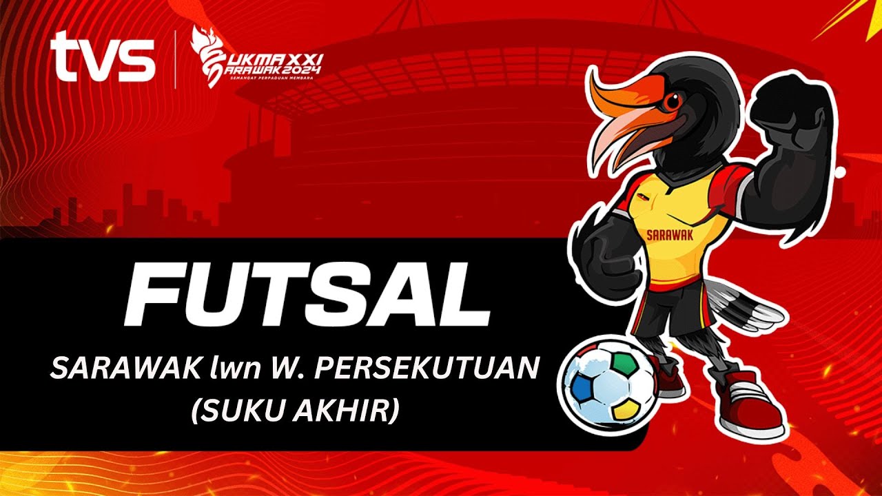 Futsal (L) Sarawak lwn W.Persekutuan Suku Akhir | SUKMA Sarawak 2024