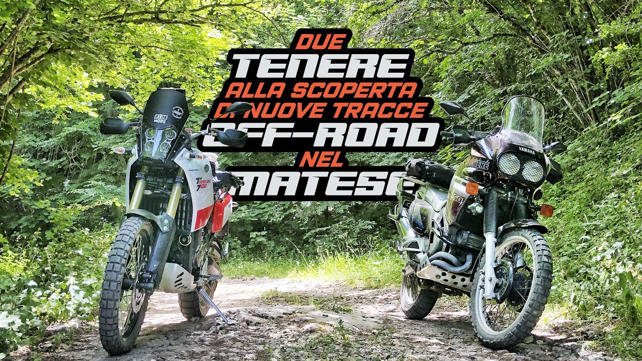 Due Tenerè alla scoperta di nuove tracce Off-Road nel Matese - Tenere 700 - RideWithFrank 51