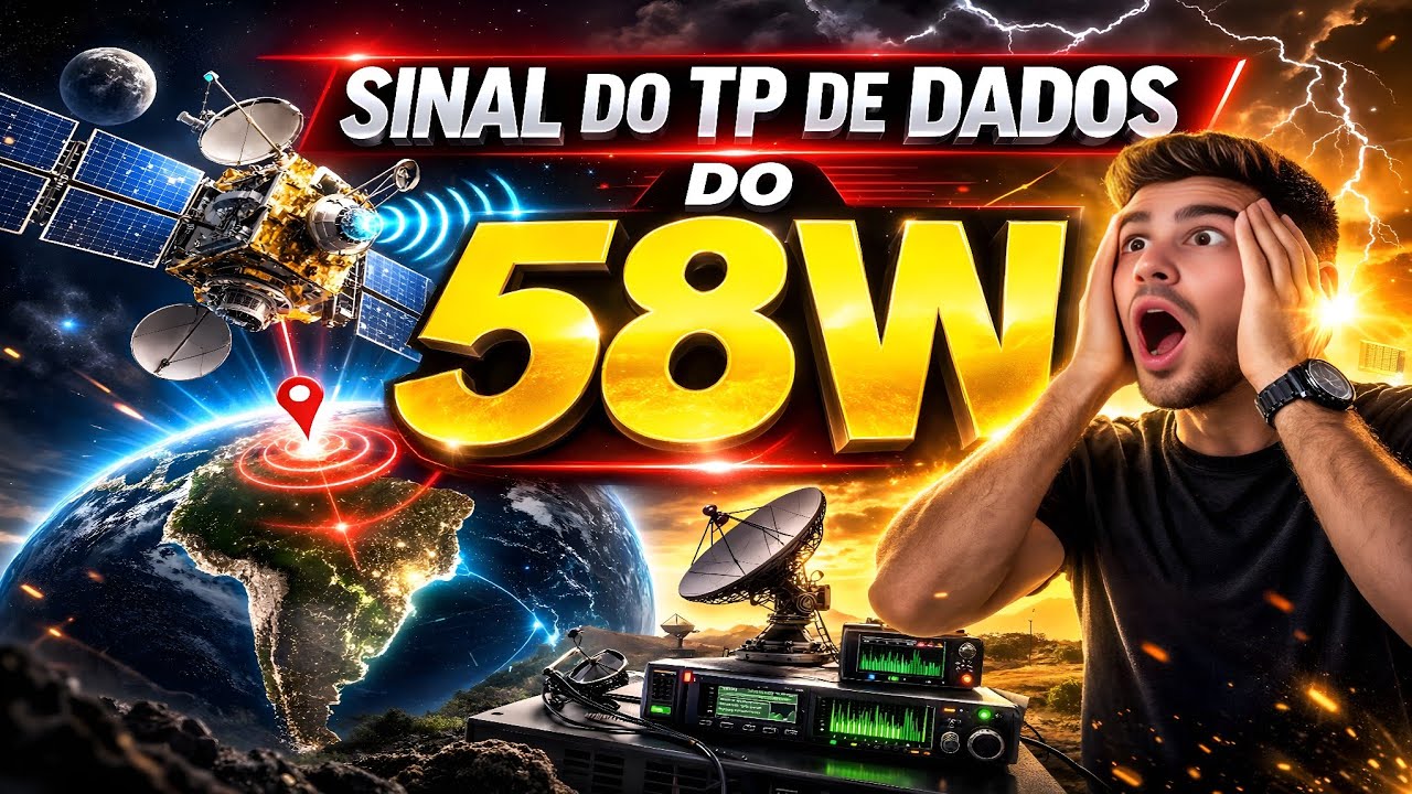 AGORA O 58W ESSE SIM EU POSSO FALAR QUE É O TP DE DADOS DESSE SATÉLITE 🛰️ QUAL E A SUA OPINIÃO......