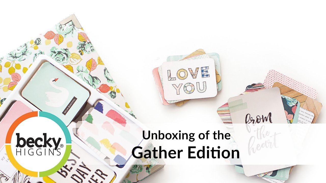 Unboxing the Gather Edition of Project Life