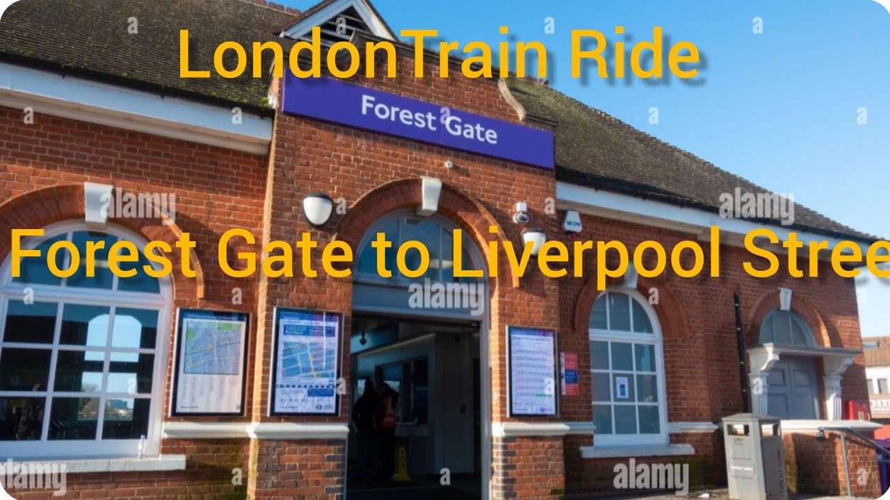 London Train Ride from Forest Gate to Liverpool Street