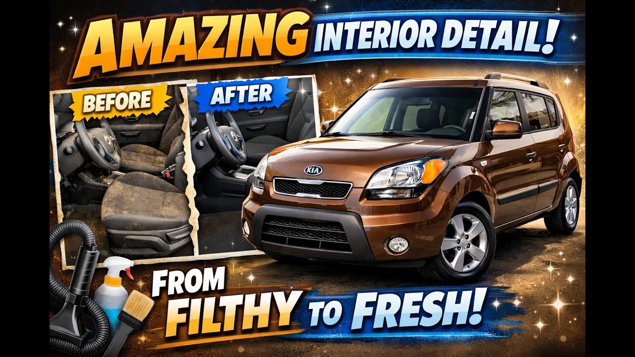 From FILTHY to FRESH | Kia Soul Interior Detail