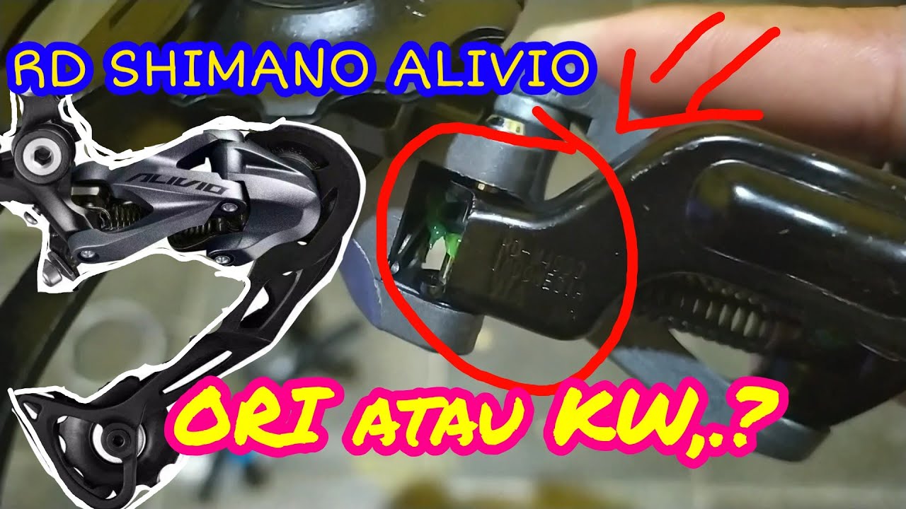 UNBOXING RD SHIMANO ALIVIO 9 Speed | ORI atau KW (OEM) ?