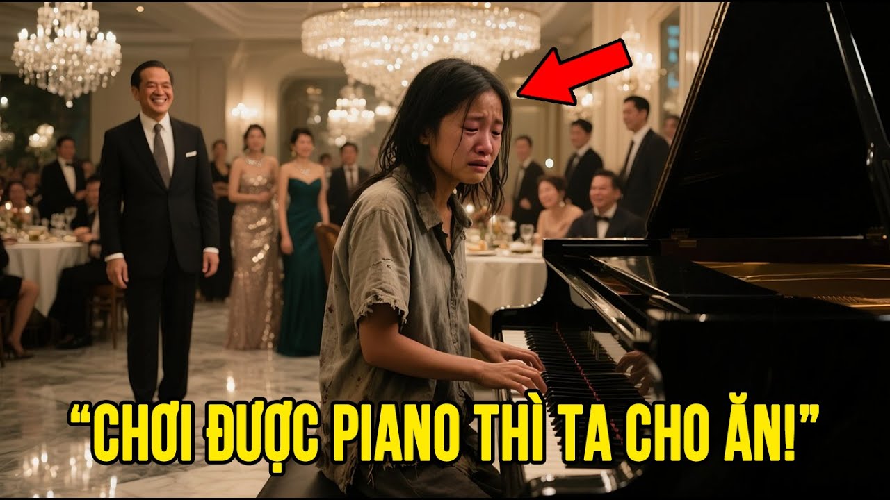 “Chơi Được Piano Thì Ta Cho Ăn!” – Tỷ Phú Cười Nhạo, Nhưng Cô Bé Vô Gia Cư Khiến Ông Sốc Nặng!