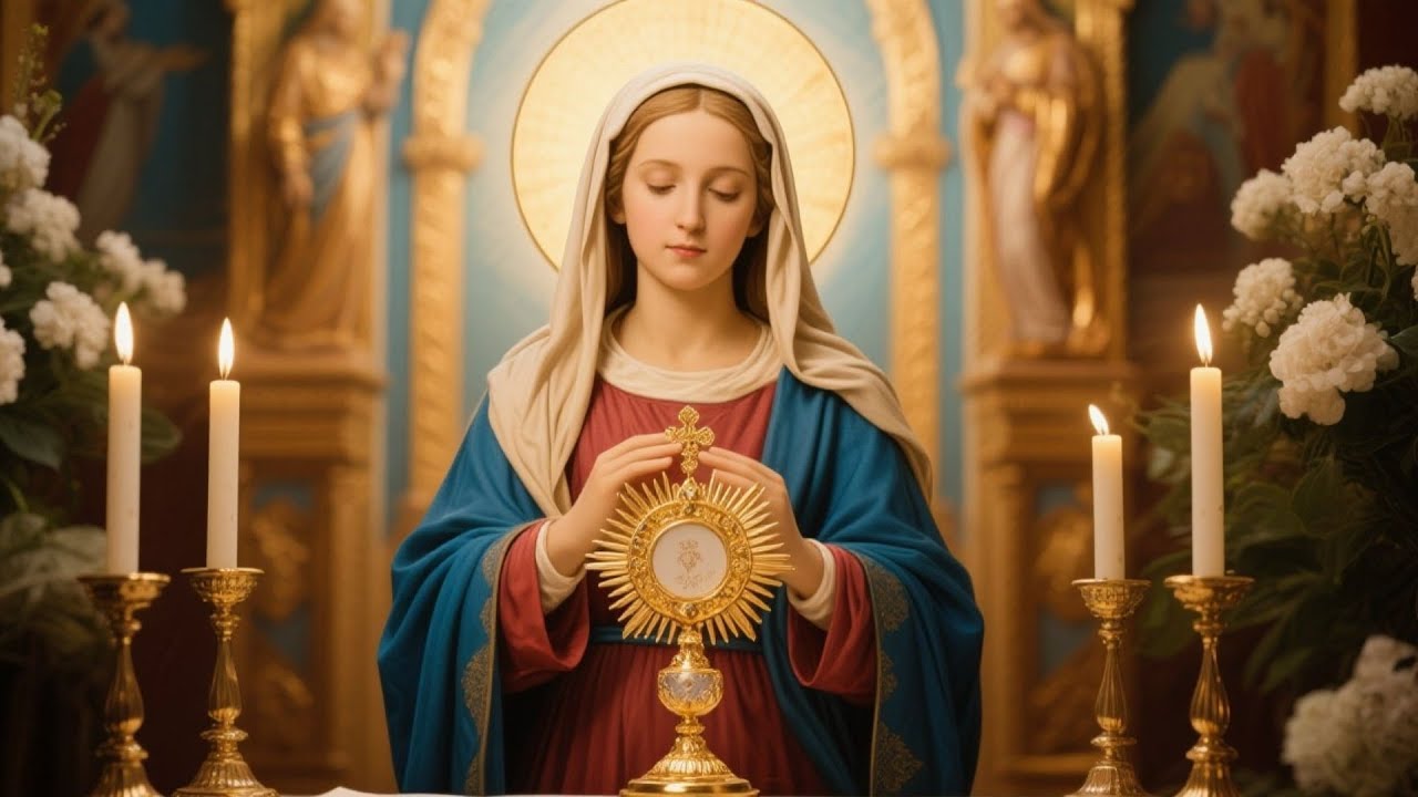 Gregorian Chant for Meditation, Adoration, Healing & Spiritual Peace in the presence of Virgin Mary