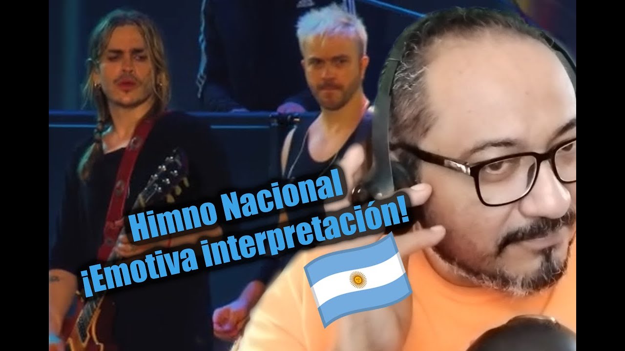 Reacción a épica interpretación del Himno Nacional Argentino | ¡Emotiva interpretación en vivo!
