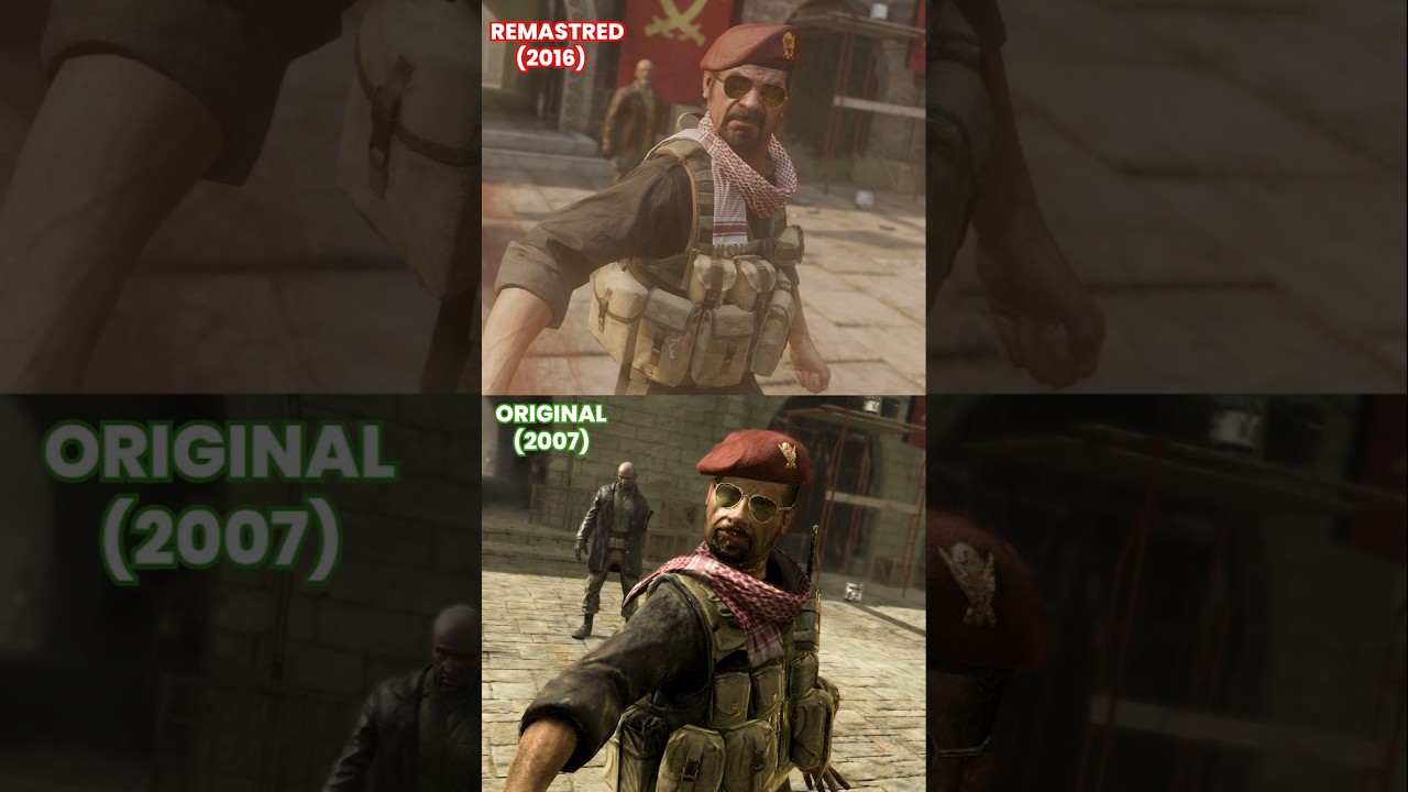 The Shocking Scene | Al Asad Execution Cod modern warfare Original vs. Remastered