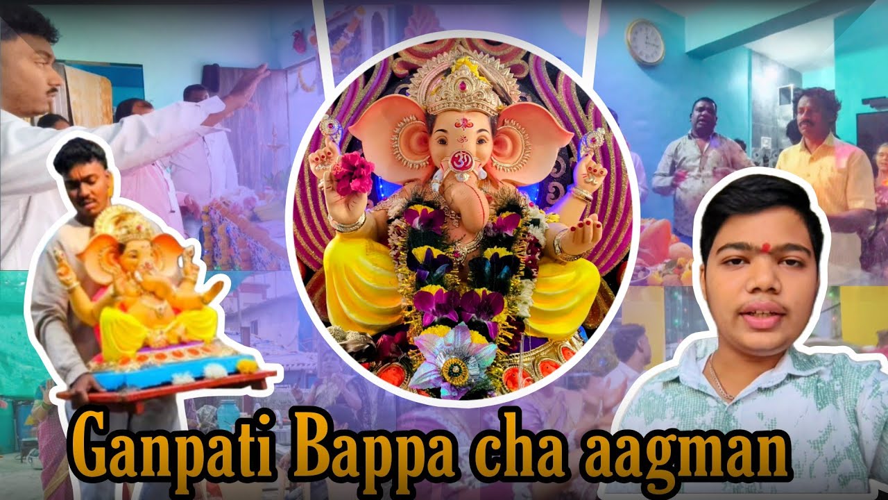Ganpati bappa cha aagman  || Ishant Bhoir ||
