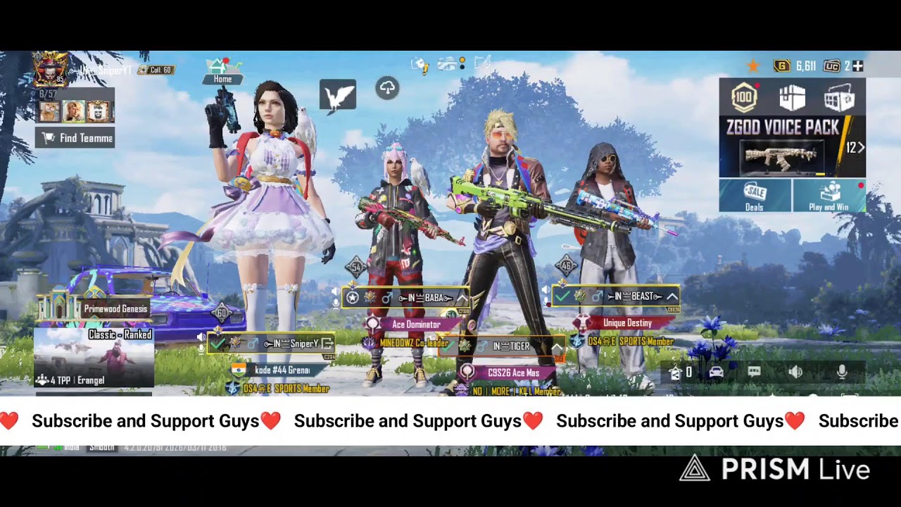 Live streaming of SniperYT