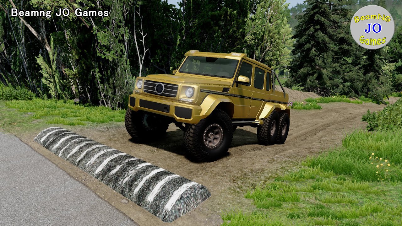 Cars vs Massive Speed Bumps #79 – BeamNG JO Games