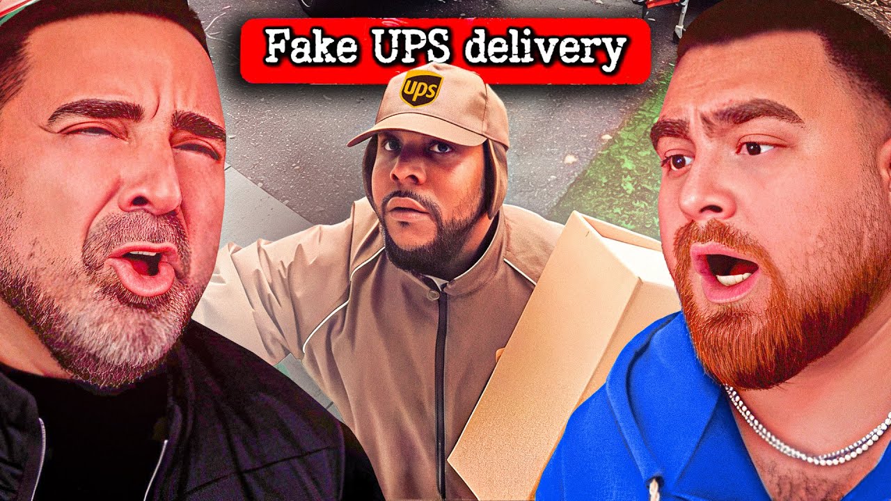 ЭТО БЫЛО ЗЛОВЕЩЕ! LosPollosTV и папа комментируют фальшивую доставку UPS, которая закончилась тра...