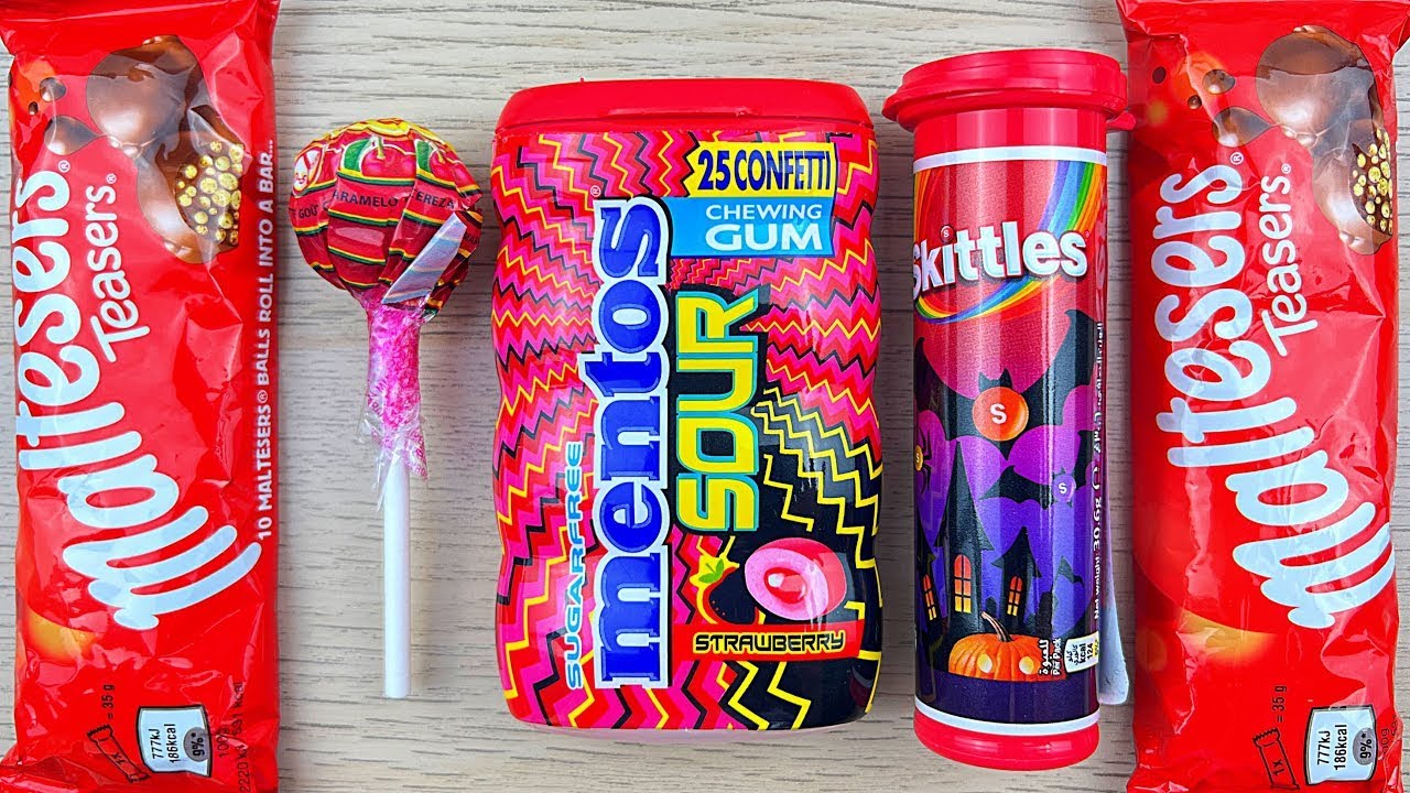 Satisfying Red Candy ASMR & Sweet Crinkles for Relaxing 