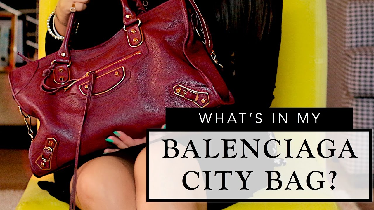Что в моей сумке Balenciaga? + Обзор сумки | Сонал Махерали