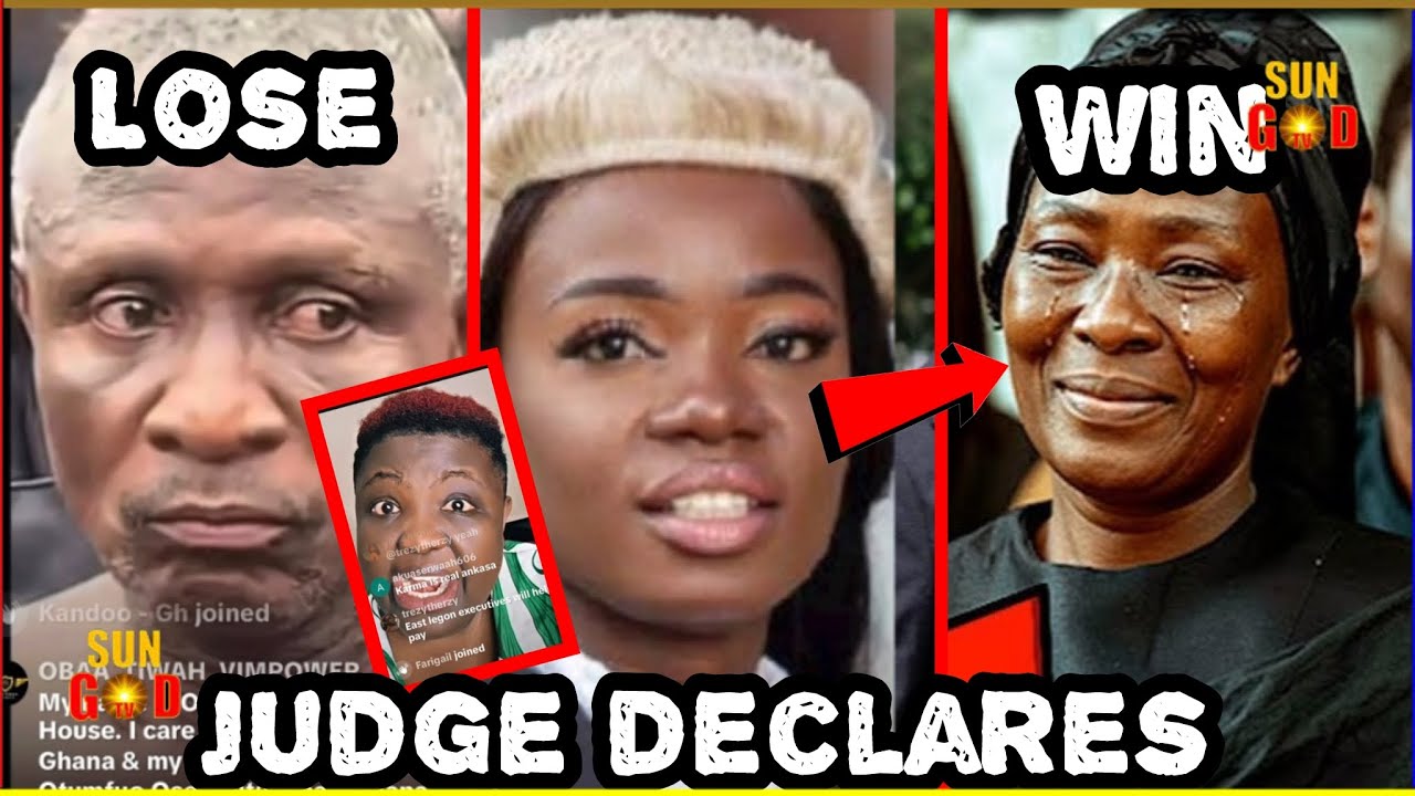 Judge declares emphatic win for Aks Serwaa with or without appearance of Abusuapanin, Tiwaa exposed