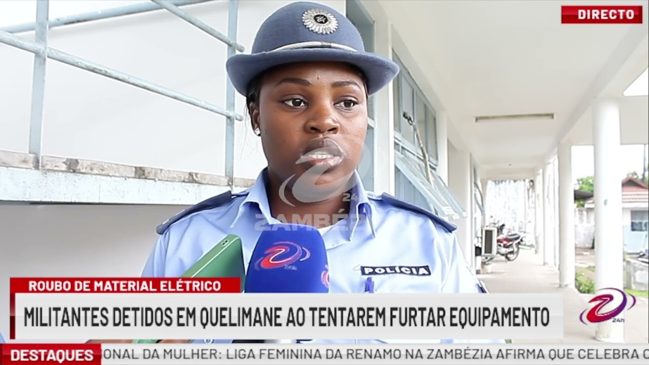 MILIANTES DETIDOS EM QUELIMANE AO TENTAREM FURTAR EQUIPAMENTO| TV Zambézia 24h
