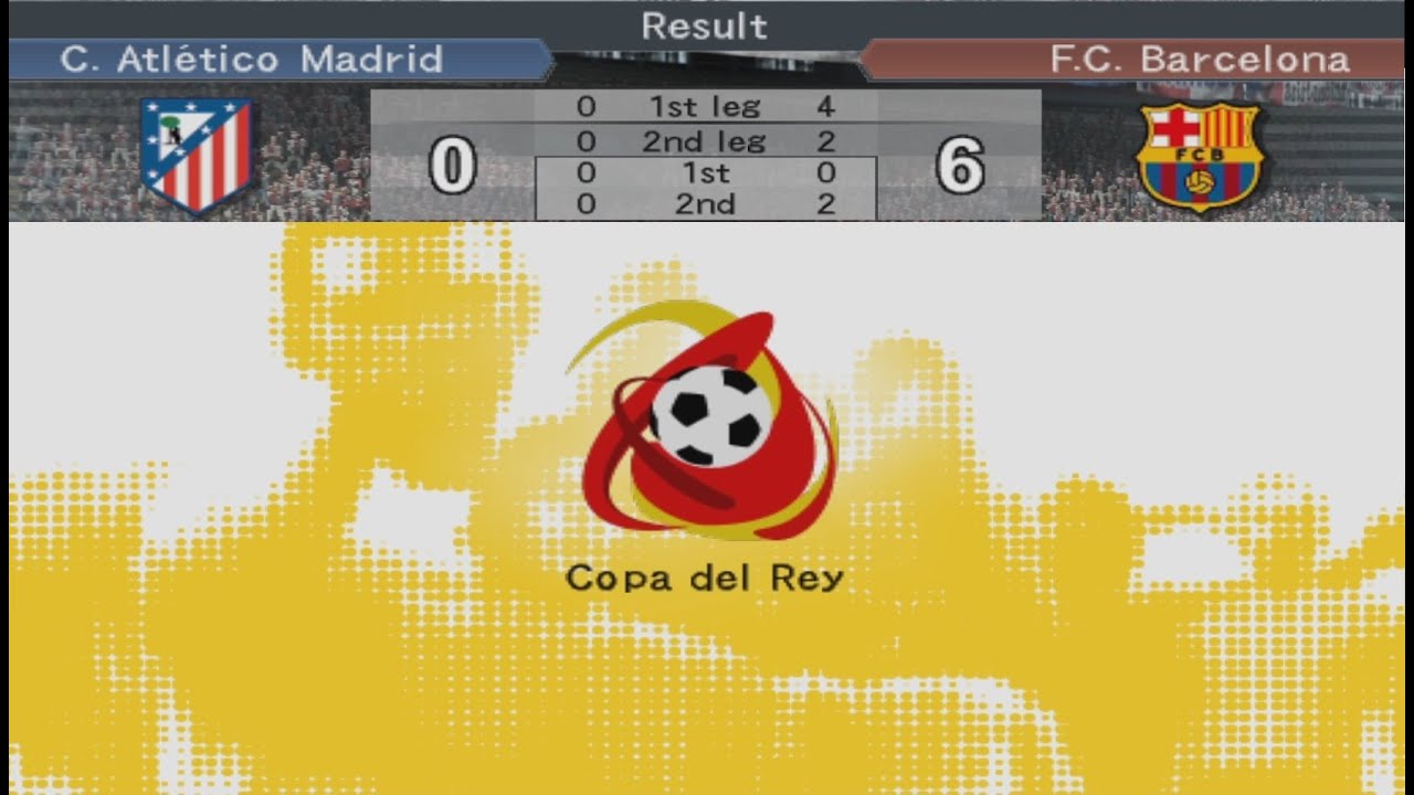 Атлетіко Мадрид — Барселона | PES 6 | Кубок Іспанії | Матч відповідь | Ла Ліга