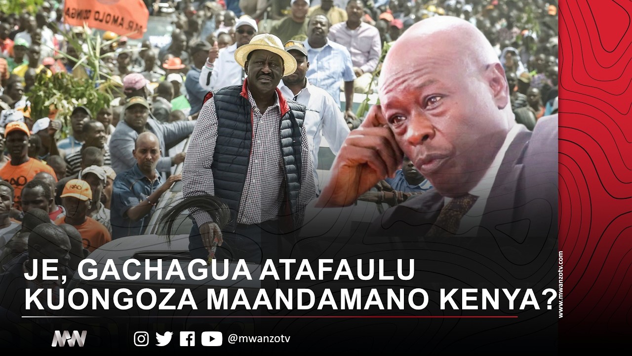 JE, GACHAGUA ATAFAULU KUONGOZA MAANDAMANO?