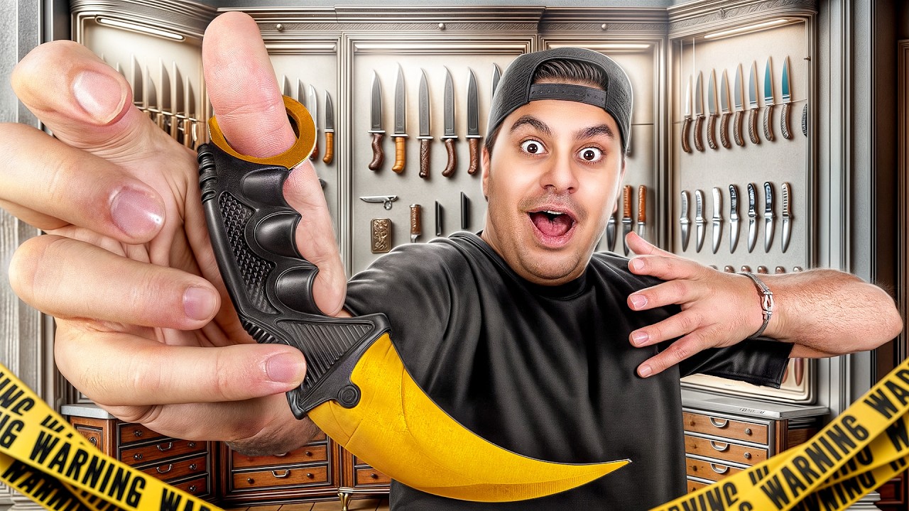 چاقوی کانتر! تمام چاقوهای عجیب بازار خریدیم🔪😀