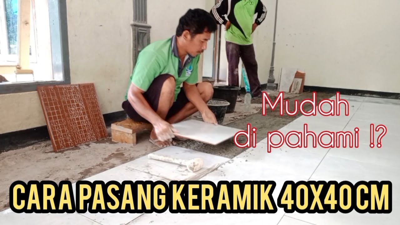 Как укладывать напольную плитку 40x40 Pemua #ond3hchannel
