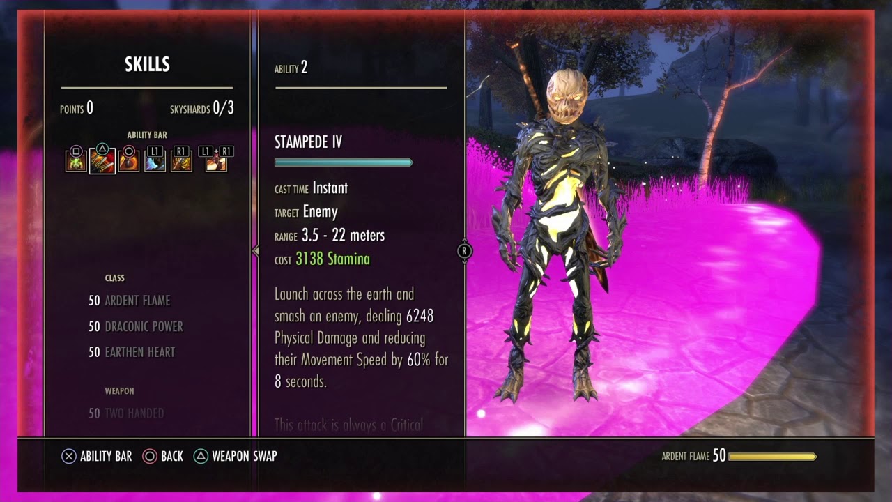 ESO | Stamina-DK | PvP Build | HOTR | 6.3k Weapon DMG | Heavy Armour | Clockwork City