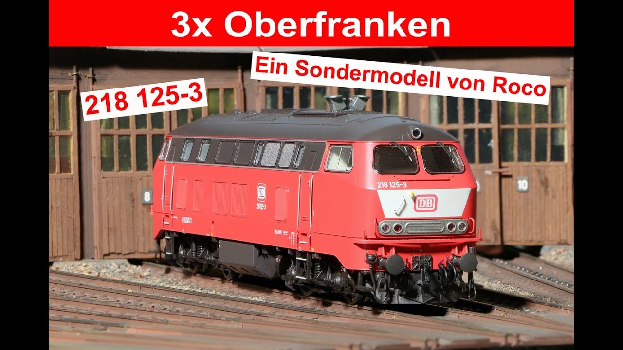3x Oberfranken (90) - 218 125 Sondermodell von Roco
