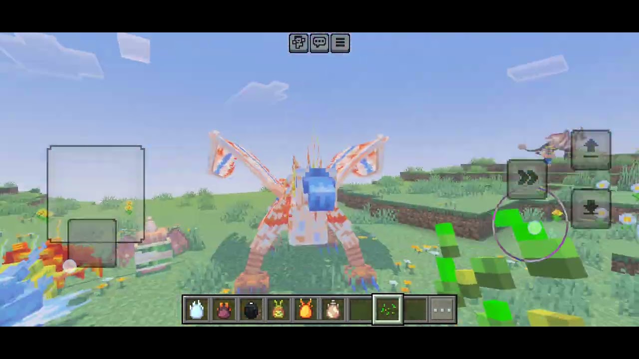 Minecraft dragon fire lite addon showcase