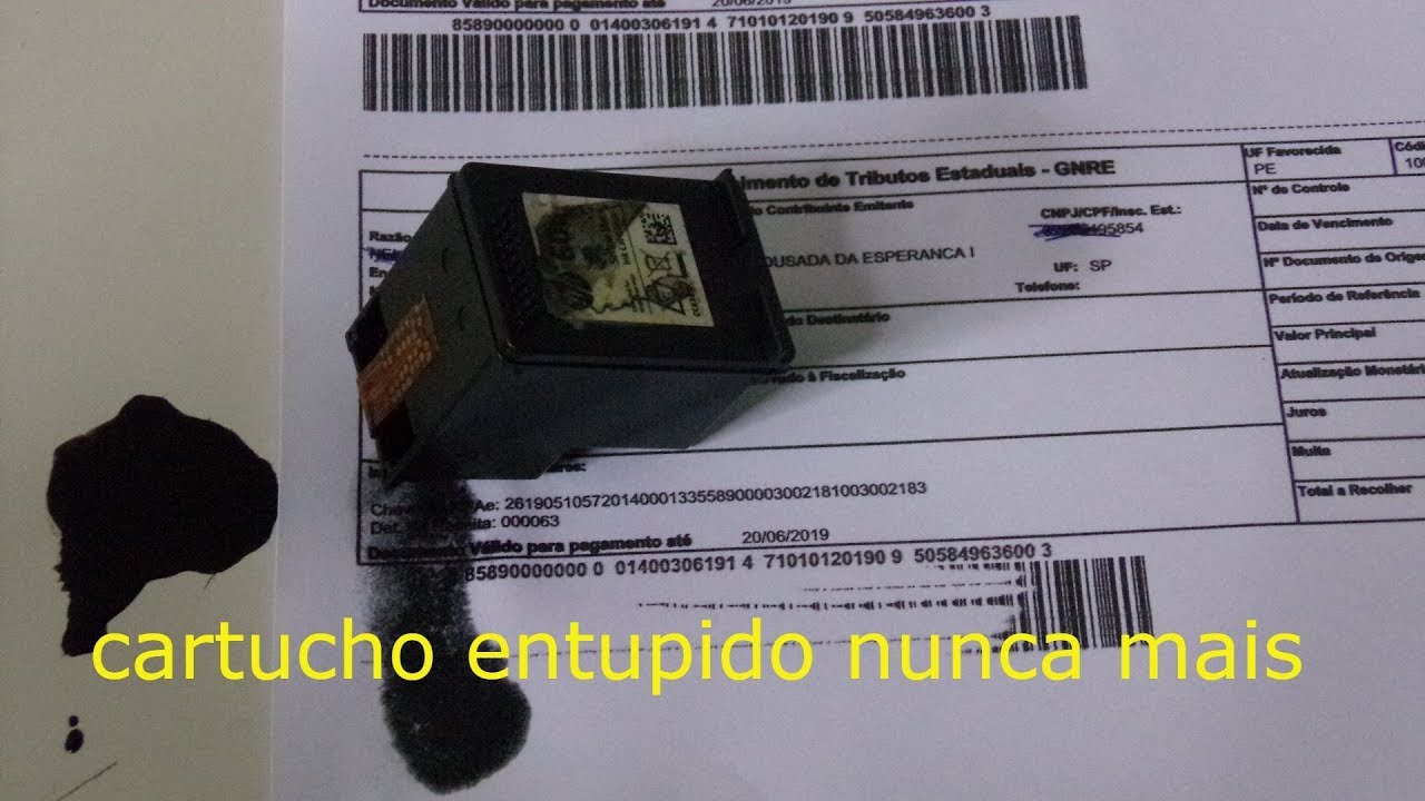 CARTUCHO ENTUPIU ? FAÇA ASSIM , MÉTODO SEM FRESCURA 2024