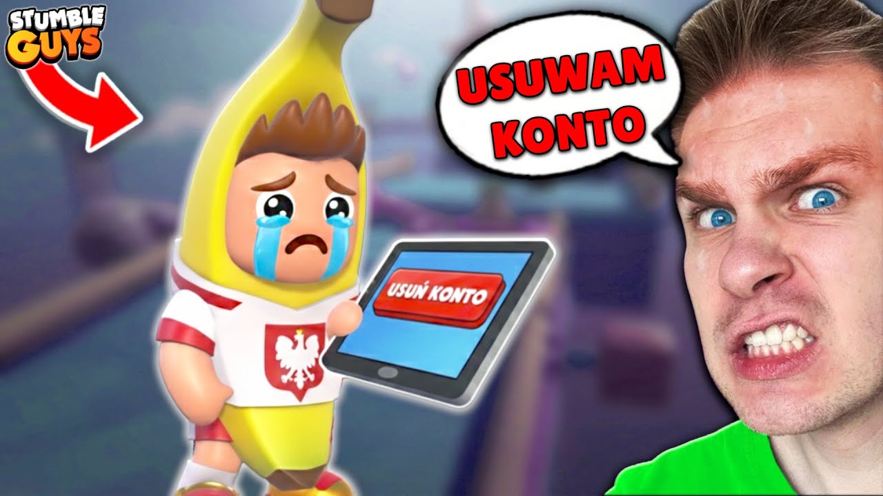 USUWAM *SWOJE KONTO* w STUMBLE GUYS 🚫 jeśli NIE ZROBIĘ TEGO…