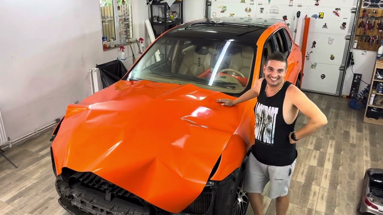 Cum sa colantezi o bara fata si capota