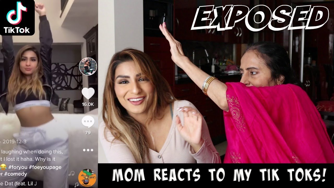My Mom Reacts To My Tik Tok Videos!