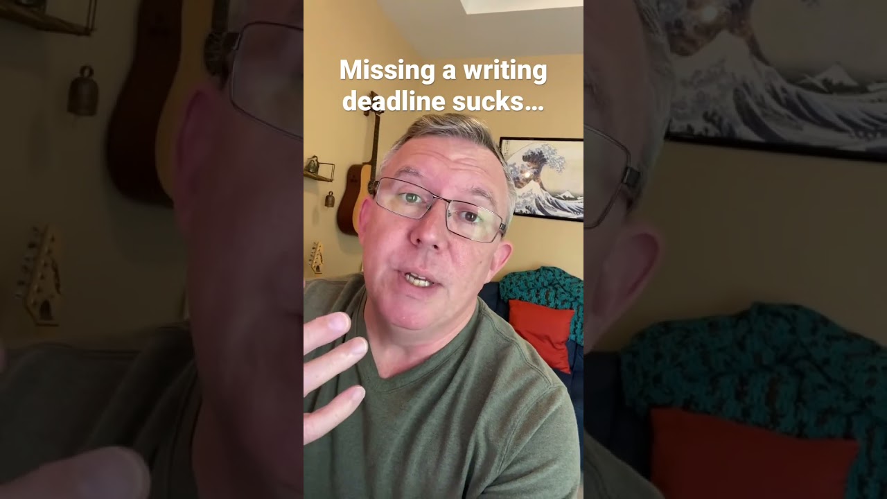 Missing a writing deadline sucks&hellip;