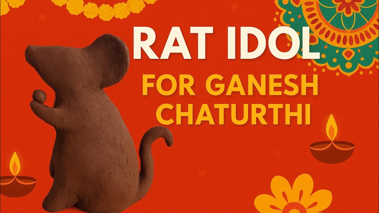 Clay Rat Idol Making For GANESH Chaturthi | handmade art