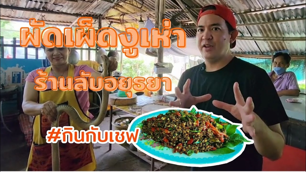 ผัดเผ็ดงูเห่า ร้านลับอยุธยา - กินกับเชฟ (เชฟบุ๊ค) EP.1
