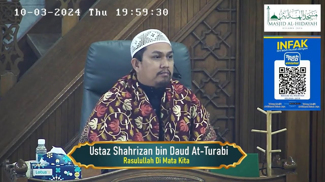 [LIVE] Kuliah Subuh oleh Ustaz Shahrizan Daud At-Turabi
