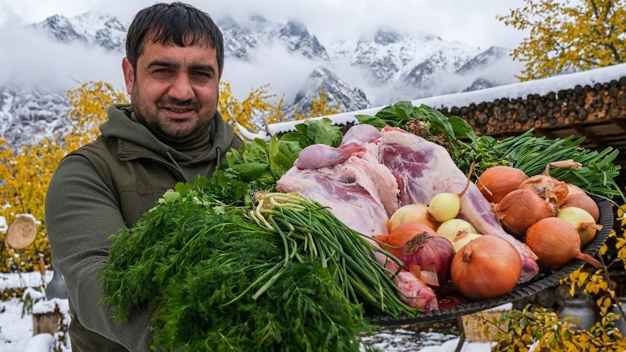 Magic of Fire in the Snow: Lamb Leg & Tandoor Adventures!