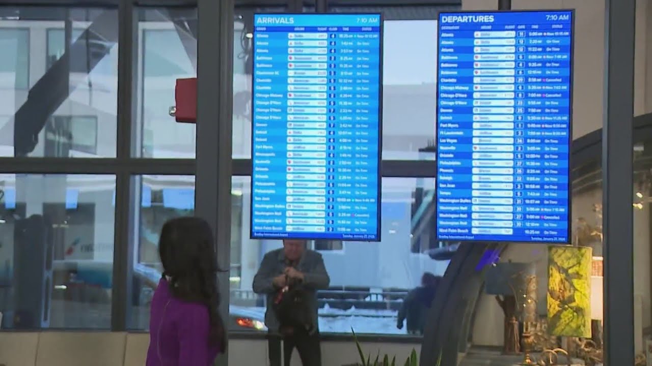 84% of flights on time at Bradley International Airport Tuesday