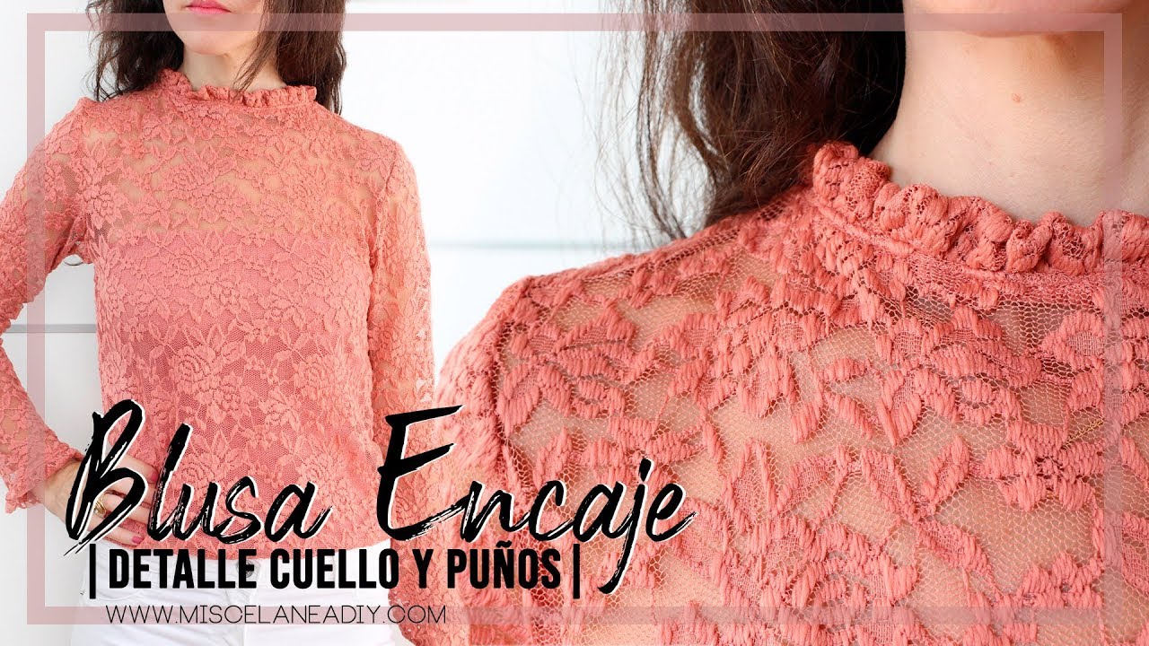 DIY BLUSA | Cóm hacer una BLUSA de ENCAJE