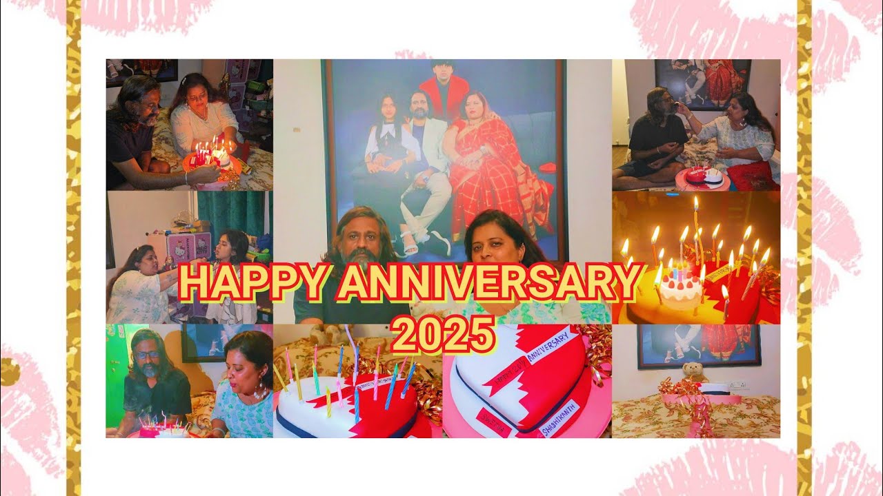 Anniversary 🎉|Wedding anniversary|cake cutting|Celebration|Together forever|swethasvllogs|Hindi 