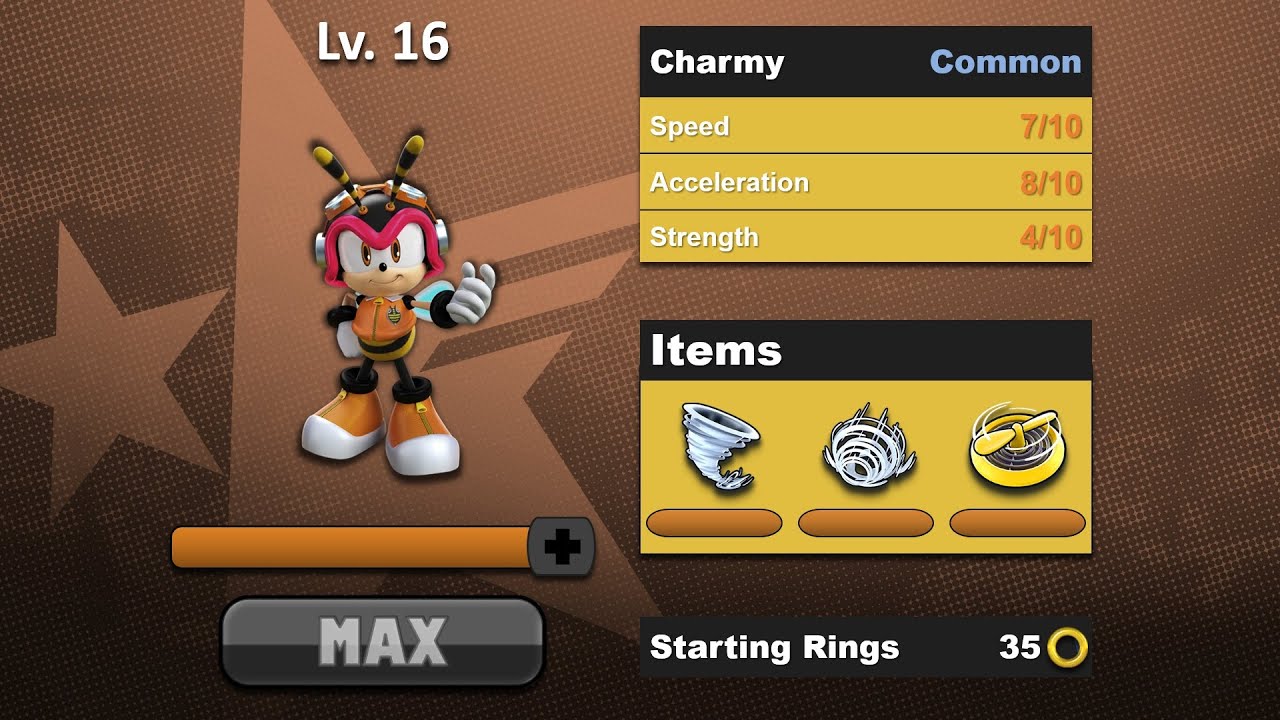 Sonic Forces Speed Battle - Charmy Gameplay (Max Level)